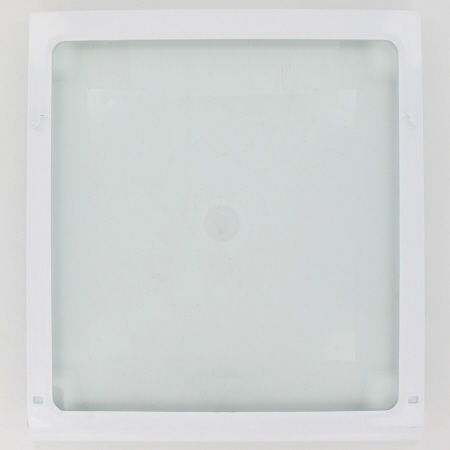 GLASS SHELF WHITE VRIEZER