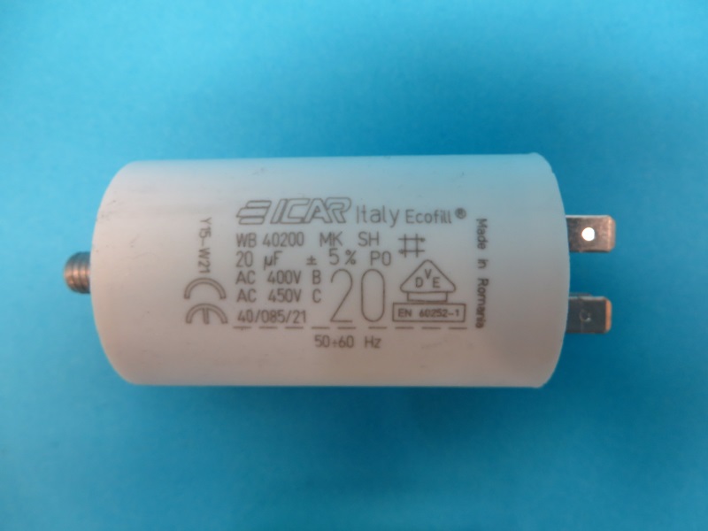 KONDENZATOR POGONSKI 20uF 450V ICAR